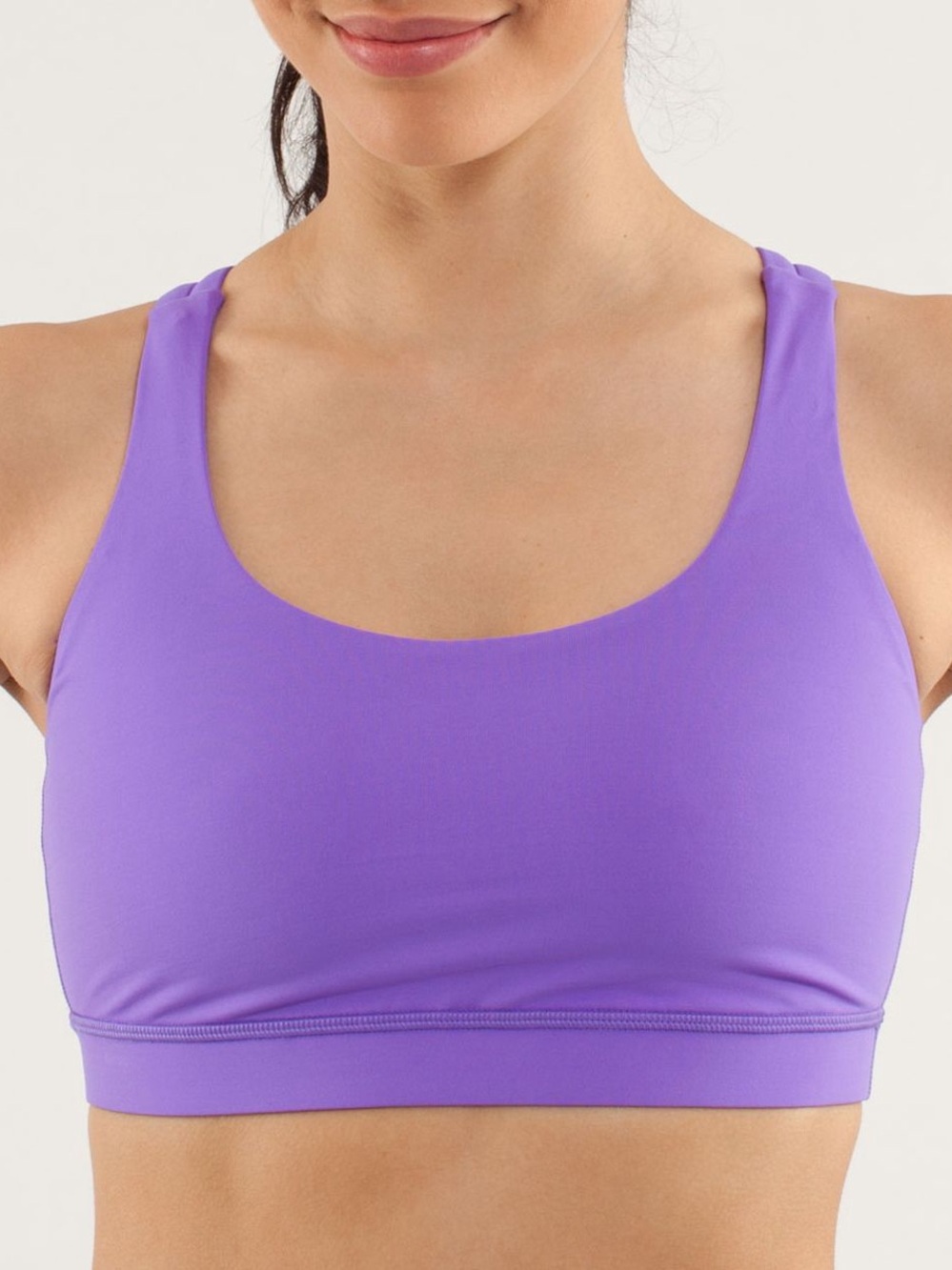 lululemon athletica Purple Scoop Sports Bra.